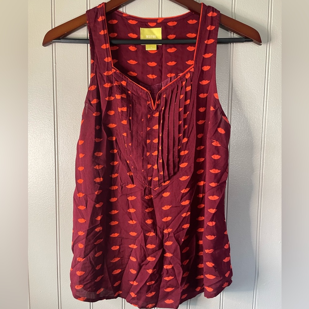 Anthropologie Maeve Sleeveless Top.